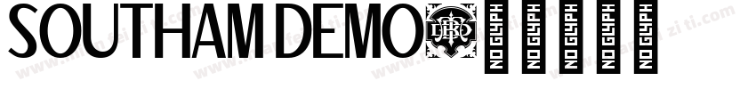 SOUTHAM DEMO字体转换